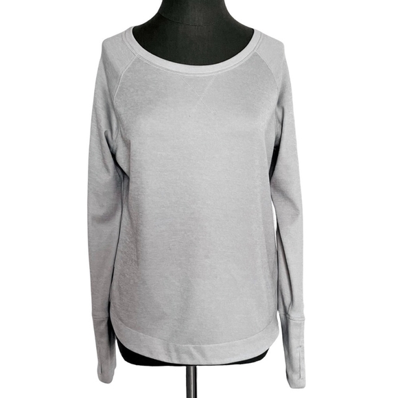 CHAMPION Exclusive of Decoration Gray Women’s Sweatshirt Athletic Running Top - Picture 2 of 8